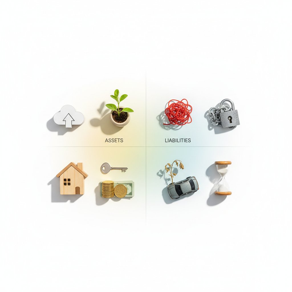Assets Vs Liabilities 1 assets vs liabilities - photo 2 illustration