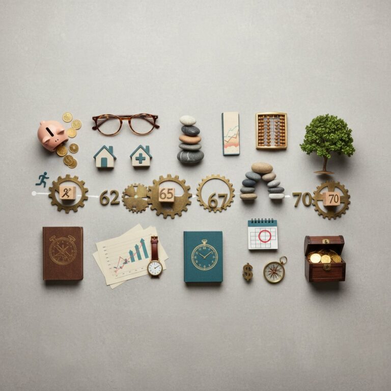 Social security benefits claiming age roadmap, retirement planning and personal finance strategy