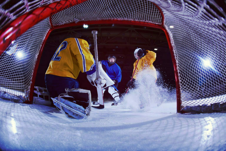 ice hockey goalkeeper