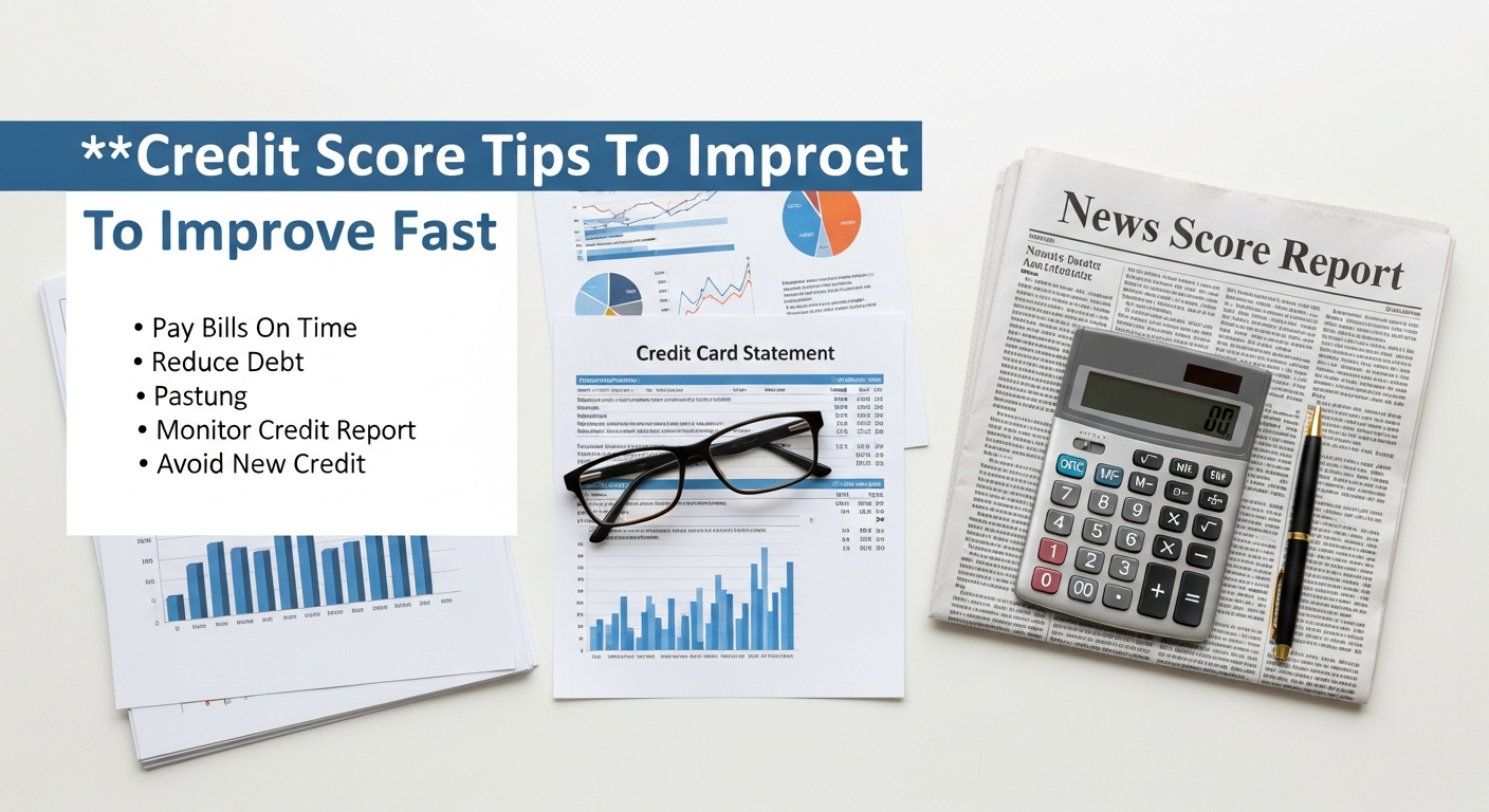 Credit Score Tips To Improve Fast