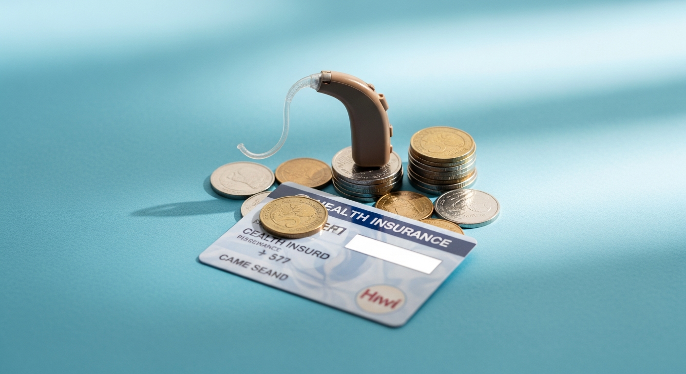 Health insurance and hearing loss illustration
