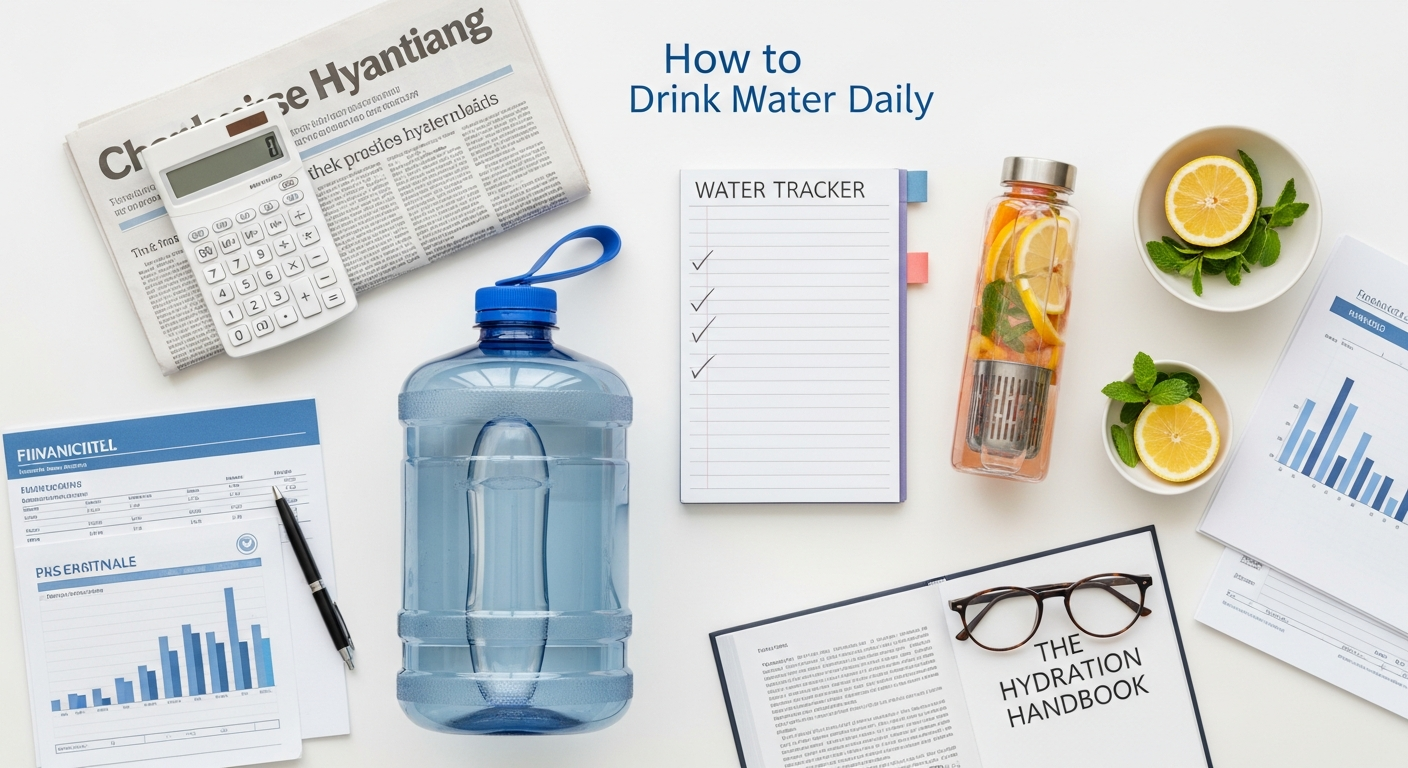 How To Drink More Water Daily