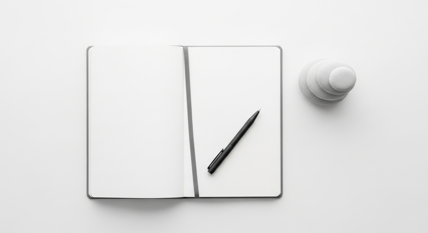 Mindfulness for Daily Stress Reduction: Simple Practices for a Calmer Life 1 Person meditating in a calm setting, symbolizing mindfulness for daily stress reduction