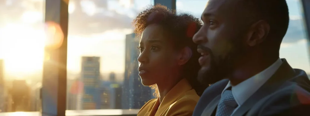 business professionals comparing the cost and value of different payroll service offerings.