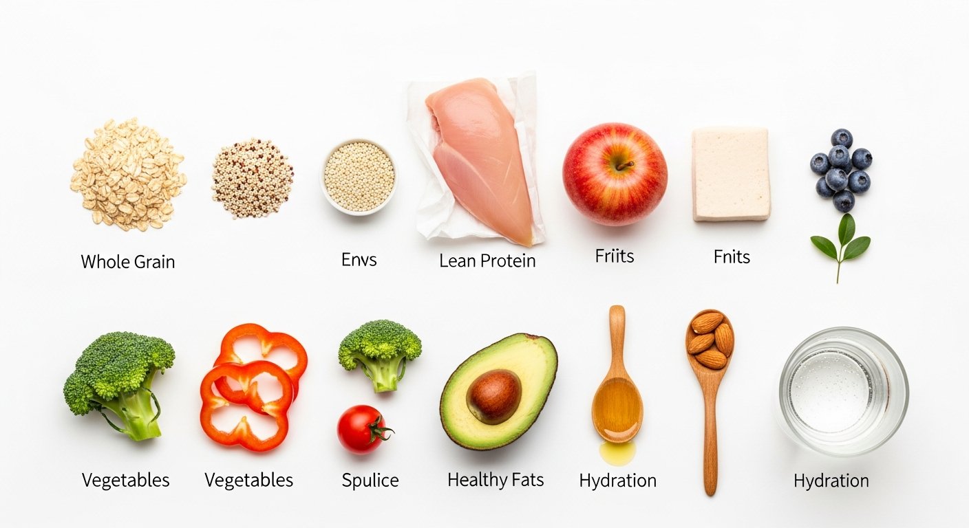 Your Healthy Eating Guide for Beginners 1 core components of a balanced diet — healthy eating guide for beginners