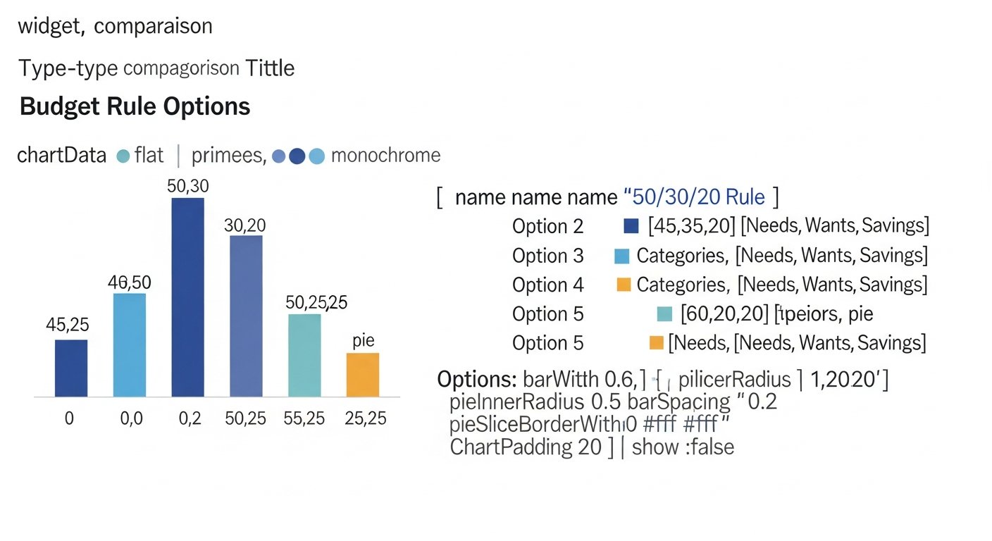 50/30/20 Budget Rule 3 50/30/20 budget rule - chart 6 illustration
